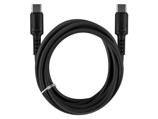 Кабель Rombica Digital CB-CC102 Type-C - Type-C 2м 60Вт Черный (CB-CC102B)